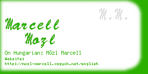 marcell mozl business card